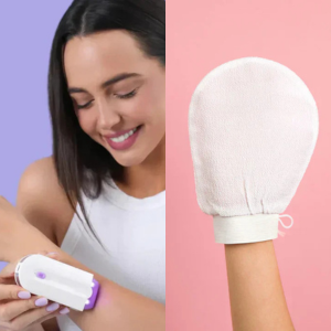 1 Hair Removing Machine + 1 Exfoliating Glove